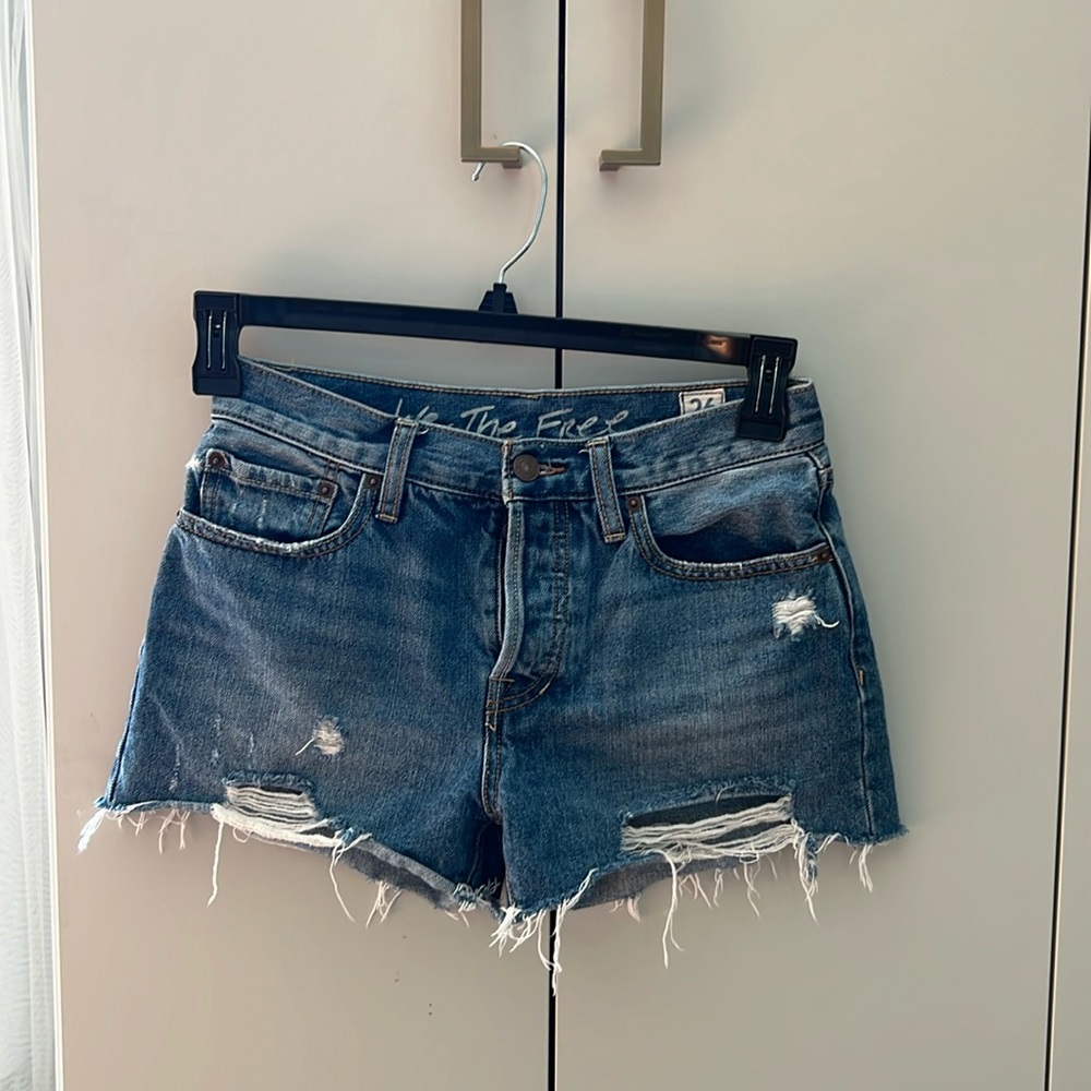Free People Denim Shorts
